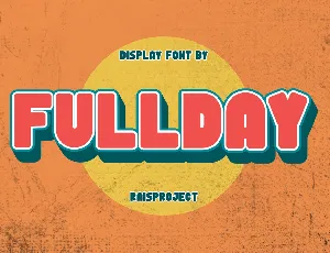 Fullday Demo font