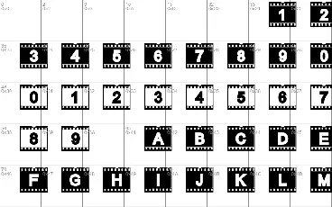 AC Filmstrip font