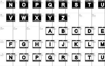 AC Filmstrip font