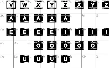 AC Filmstrip font