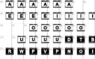 AC Filmstrip font