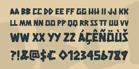 Hanalei Fill font