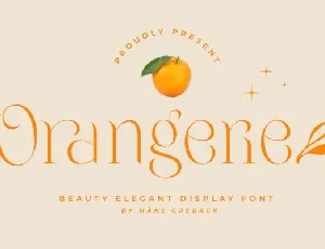 Orangerie font