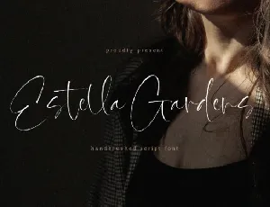 Estella Gardens font