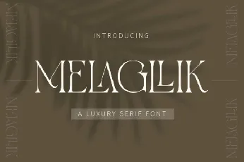 Melagllik font