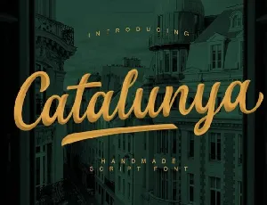 Catalunya Script font