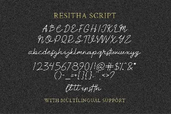 Resitha font