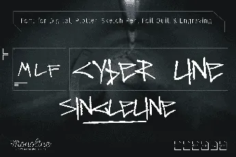 MLF Cyber Line Demo font