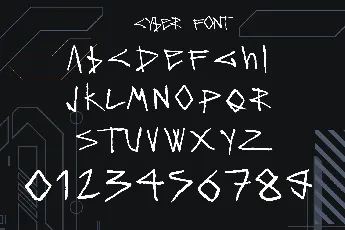 MLF Cyber Line Demo font