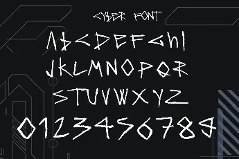 MLF Cyber Line Demo font