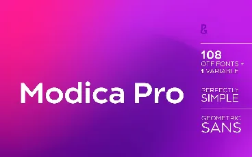 Modica Pro font