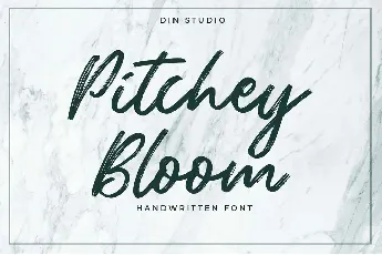 Pitchey Bloom Brush Script font