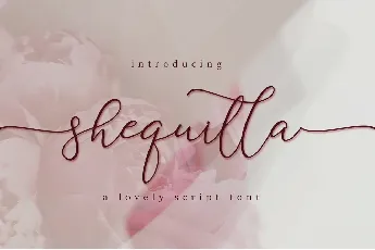 Shequilla font