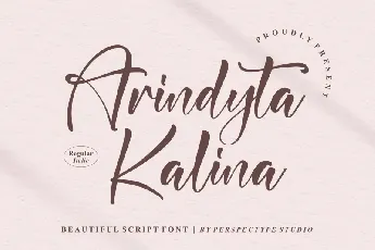 Arindyta Kalina font