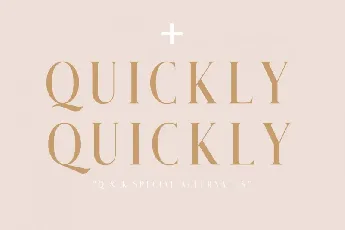 Qualey Elegant Serif font