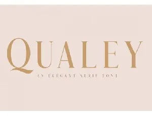 Qualey Elegant Serif font