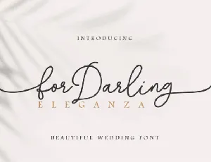 For Darling font