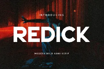 Redick font