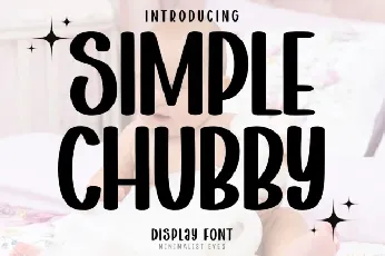 Simple Chubby font