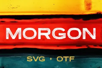 Morgon font