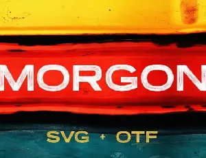 Morgon font