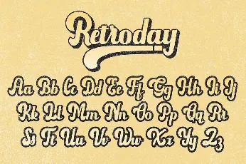 Retroday font