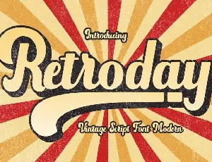 Retroday font