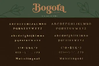 Bogota font