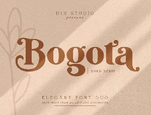 Bogota font