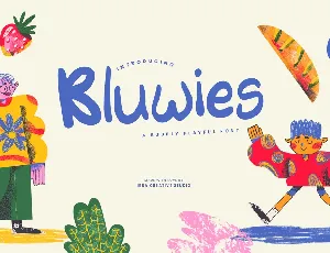 Bluwies font