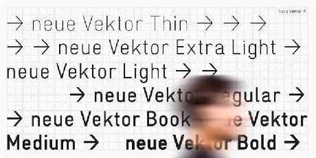 Neue Vektor font