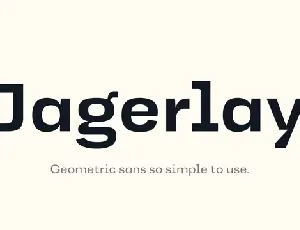 Jagerlay font