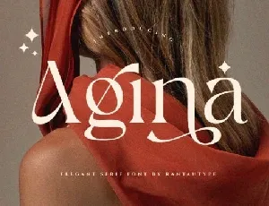 Agina font