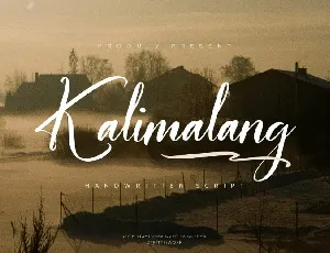 Kalimalang font