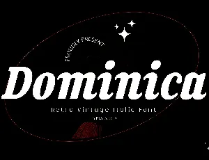 Dominica font