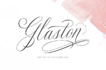 Glaston Calligraphy font