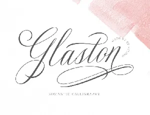 Glaston Calligraphy font