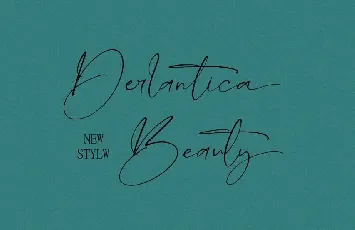 Derlantica Beauty font