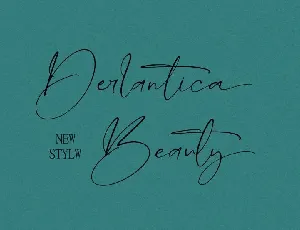 Derlantica Beauty font