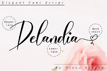 Delandia font