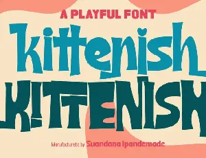 Kittenish DEMO font