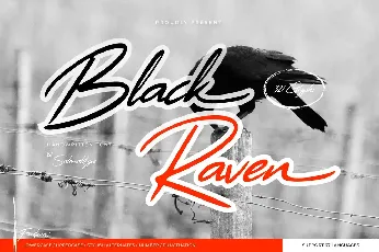 Black Raven font