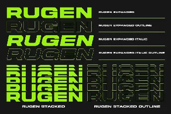 Rugen font