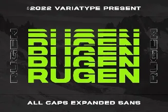 Rugen font