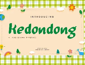 Kedondong font