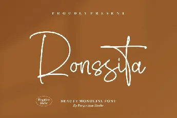 Ronssita font