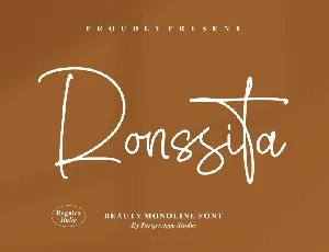 Ronssita font