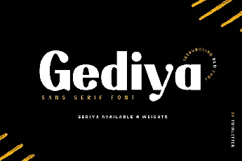 Gediya font