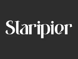 Staripier font