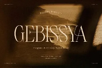 Gebissya font